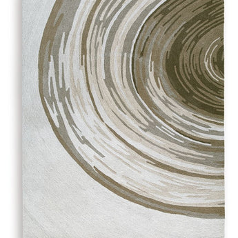 Rizwana - 8' x 10' Rug - Ivory / Brown / Gray
