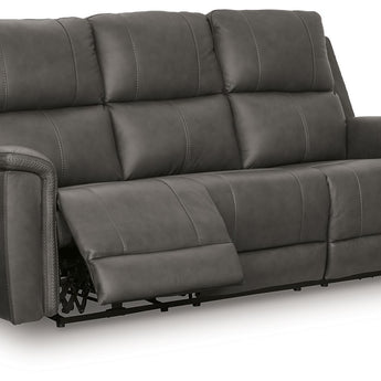 Bleckley - Power Reclining Sofa With Adjustable Headrest - Anchor