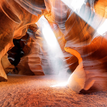 Temp Glass With Foil - Antelope Canyon - Orange