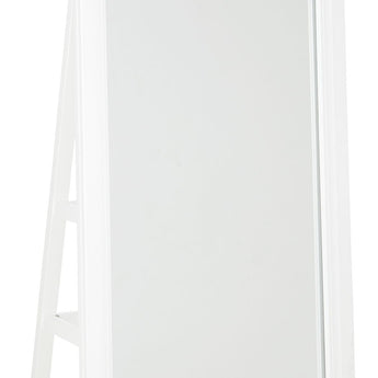 Evesen - Floor Standing Mirror/Storage - White