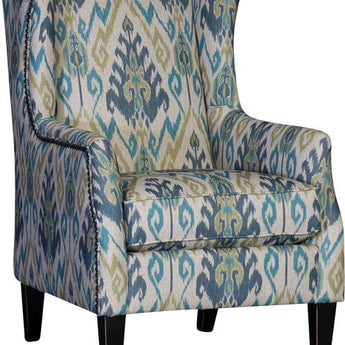 Mayo 8840 Series Transitional Wing-Back Accent Chair
