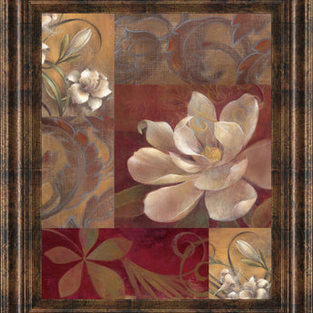 Variety Of Style Il By Elaine Vollherbst-Lane - Framed Print Wall Art - Red