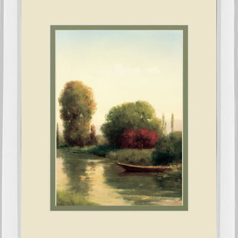 By The Riverside By Udell Mirrored Frame - Green