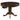 Turk - Round Dining And Billiard Poker Game Table - Tobacco