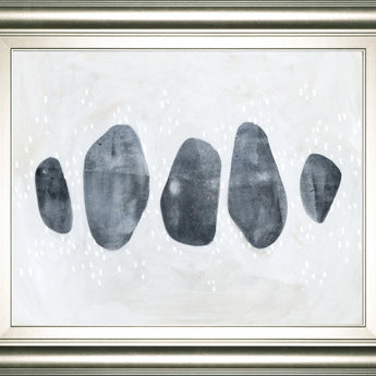 22x26 Stone Collection I By Emma Scarvey - Dark Gray