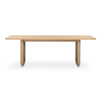 Round Off - Small Oak Dining Table - Light Brown