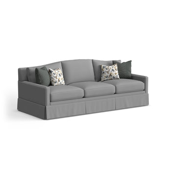Lottie - Fabric Sofa With Skirt Trim