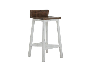 Pueblo Wooden Seat & Base Stool (Set of 2) - image 4 of 15