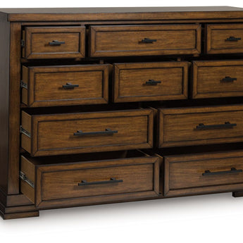 Taffenbrook - Dresser - Medium Brown