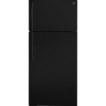 GE 16.6 Top Mount Refrigerator, Black - GTS17DTNRBB