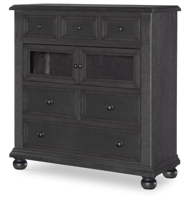 Vintage Market - Glass Door 6 Drawer Chest