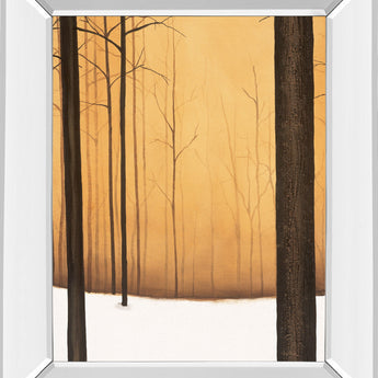 Golden Twilight By St. Germain - Mirror Framed Print Wall Art - Orange