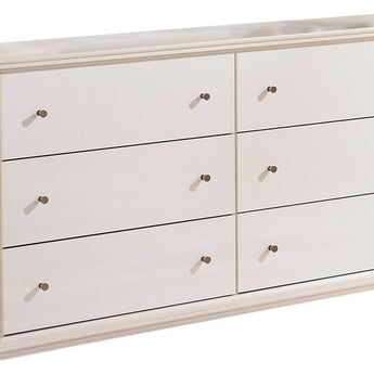 Bostwick Shoals - Six Drawer Dresser - White