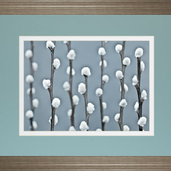 Protected By Frank Assaf - Framed Print Wall Art - Blue