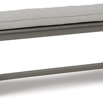 Visola - Bench with Cushion - Gray
