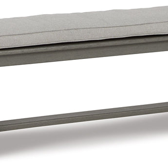 Visola - Bench with Cushion - Gray