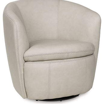 Kierreys - Swivel Accent Chair - Bone