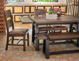 Urban Art Chair (Set of 2) Rich Brown - detail