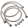 GE Fill Hose, 4' Braided SS Washer Hoses - WX14X10005
