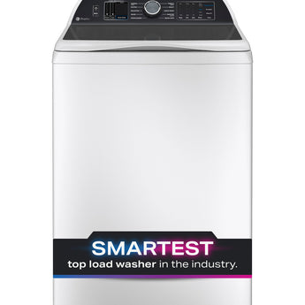 GE Profile 5.3 Top Load Washer, Infusor, White - PTW700BSTWS