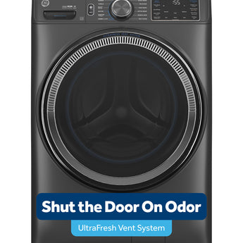 GE 5.0 Front Load Washer, Carbon Graphite - GFW655SPVDS