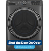 GE 5.0 Front Load Washer, Carbon Graphite - GFW655SPVDS