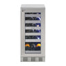 Sapphire 15" Indoor Wine Center Dual Zone, Series 5, S.S. - SW15SZSS