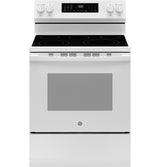 GE 30" Freestanding Electric Range, White - GRF600AVWW