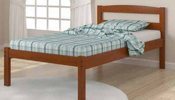 Donco Kids Economy Panel Bed Twin Bed in Light Espresso