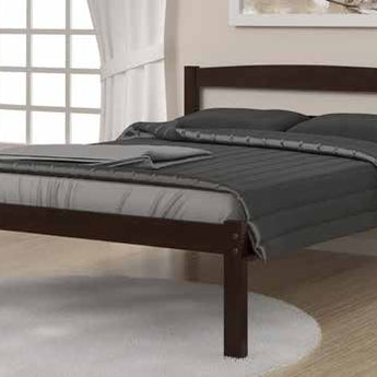 Donco Kids Economy Panel Bed Full Size Bed in Dark Cappuccino