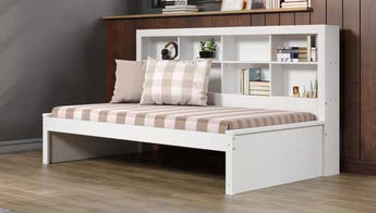 Donco Kids Bookcase Daybed Daybed in White