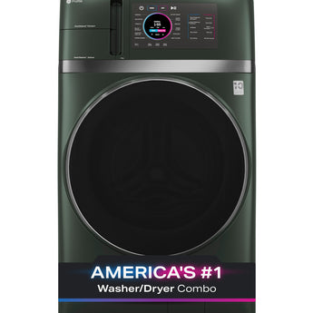 GE 4.8 Front Load Washer/Dryer Combo, Jade Green - PFQ97HSPVGN
