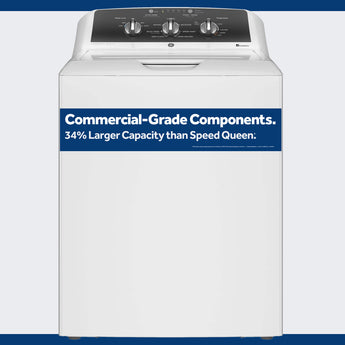 GE 4.3 Commerical Top Load Washer, White - GTW525ACWWB