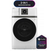 GE 4.6 Front Load Washer/Dryer Combo, White - PFQ83HSSWWW