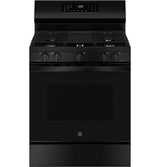 GE 30" Freestanding Gas Range, Black - GGF600AVBB