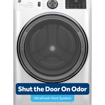 GE 4.8 Front Load Washer, White - GFW550SSNWW