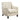 Erica - Chair & Ottoman - Beige / French Script