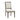 Versailles Contemporary - Juego de comedor de altura estándar de 7 piezas (mesa rectangular y seis sillas con respaldo cuadrado) - Gris