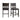 Amherst - Counter Height Faux Leather Side Chair (Set of 2) - Walnut