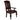 Sillón Antoinette (juego de 2) - Marrón oscuro