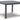 Eden Town - Gray - Square Dining Table W/Umb Opt