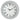 Lantana - Reloj de pared - Cristales espejados y sintéticos
