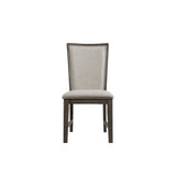 Grady Slat Back Side Chair (Set of 2) Dark Walnut - detail