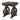 Stone - Chairside Table With PU Base - Dark Walnut