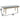 Vida - Polyester Dining Bench - Gray