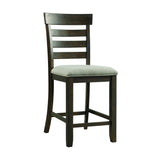 Colorado Counter Side Chair With Cushion Seat (Set of 2) Charcoal - alternate view