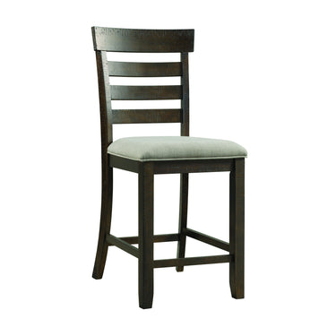 Colorado Counter Side Chair With Cushion Seat (Set of 2) Charcoal - alternate view