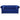Bleker - Sofá de dos plazas con brazos tipo esmoquin capitoné - Azul