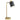 Cherise - Lámpara de mesa con pantalla ajustable - Latón antiguo y negro mate