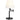 Colombe - Lámpara de mesa con estructura giratoria - Blanco roto y negro mate